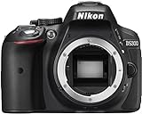 Nikon D5300 SLR-Digitalkamera (24,2 Megapixel, 8,1 cm (3,2 Zoll) LCD-Display, Full HD, HDMI, WiFi, GPS, AF-System mit 39 Messfeldern) Kit inkl. AF-S DX 18-105 VR Objektiv schwarz - 2