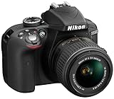 Nikon D3300 SLR-Digitalkamera Kit (24 Megapixel, 7,6 cm (3 Zoll) TFT-LCD-Display, Live View, Full-HD) inkl. AF-S DX 18-55 VR II Objektiv schwarz - 7