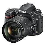 Nikon D750 SLR-Digitalkamera (24,3 Megapixel, 8,1 cm (3,2 Zoll) Display, HDMI, USB 2.0) Kit inkl. AF-S Nikkor 24-120 mm 1:4G ED VR Objektiv schwarz - 2