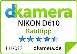 Nikon D610 SLR-Digitalkamera (24,3 Megapixel, 8,1 cm (3,2 Zoll) Display, Full HD, AF-System mit 39 Messfeldern) nur Gehäuse schwarz - 14