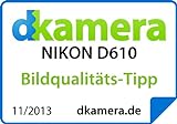 Nikon D610 SLR-Digitalkamera (24,3 Megapixel, 8,1 cm (3,2 Zoll) Display, Full HD, AF-System mit 39 Messfeldern) nur Gehäuse schwarz - 15